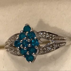 Size 6 Blue Gemstone Ring